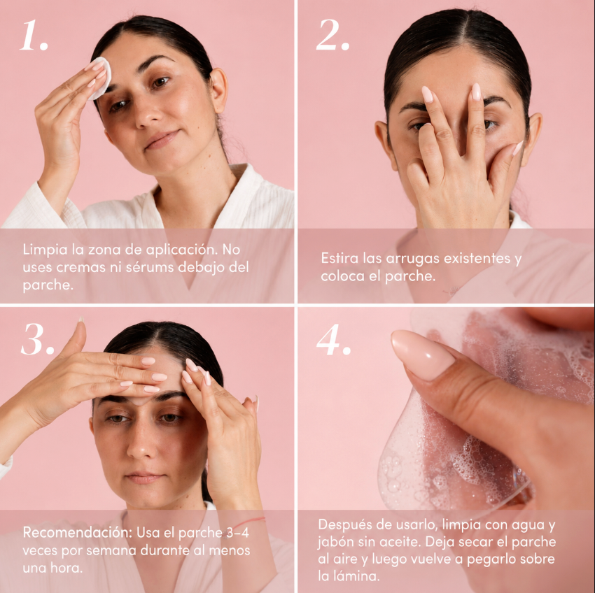 Parches de silicona antiarrugas del sueño 🌙