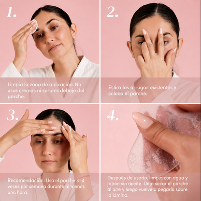 Parches de silicona antiarrugas del sueño 🌙