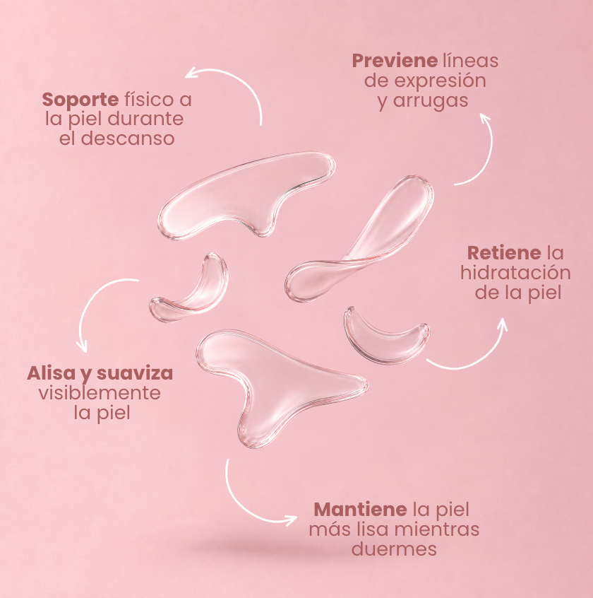 Parches de silicona antiarrugas del sueño 🌙