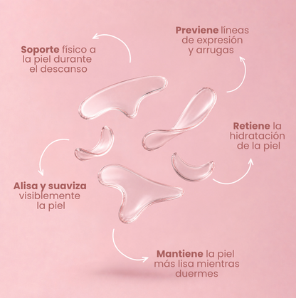 Parches de silicona antiarrugas del sueño 🌙