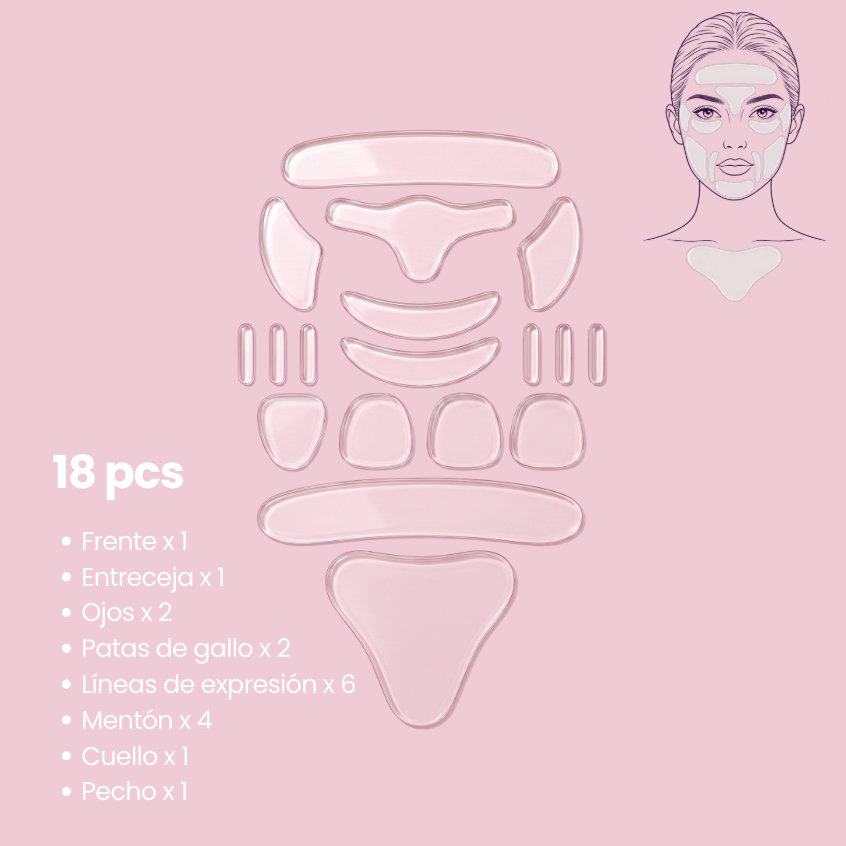 Parches de silicona NudeSkin™ - 18 pcs
