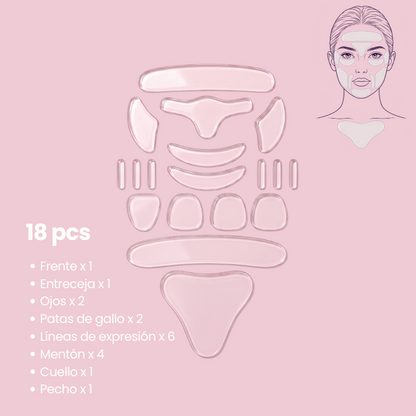 Parches de silicona NudeSkin™ - 18 pcs